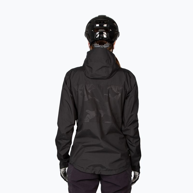 Women's cycling jacket Endura Singletrack II Waterproof black 2