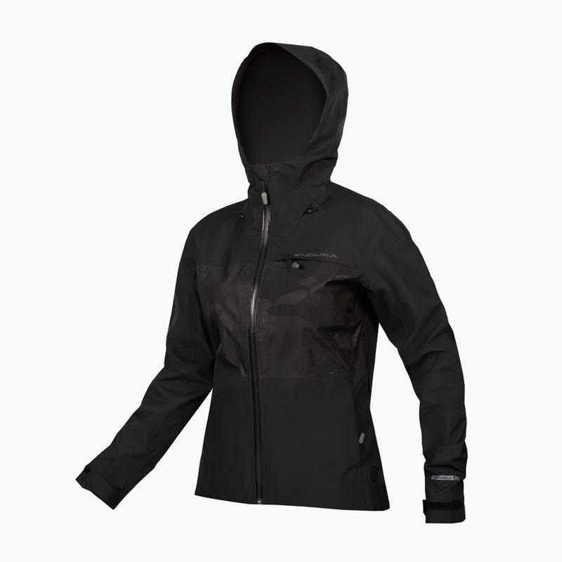 Women's cycling jacket Endura Singletrack II Waterproof black 4