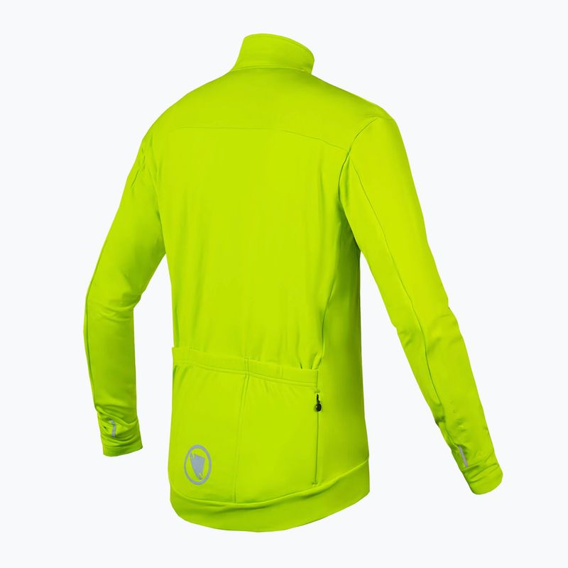 Men's Endura Xtract Roubaix hi-viz cycling longsleeve yellow 2