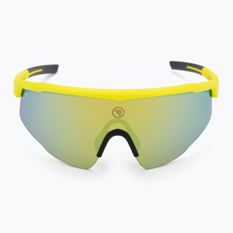 Endura Shumba II 3+0+0 hi-viz yellow/smoke tint/full gold mirror sunglasses 4