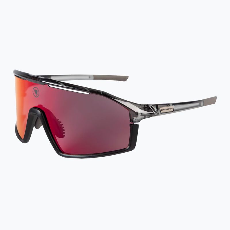 Endura Dorado II 3+1+1 grey/brown tint /full red-black mirror sunglasses