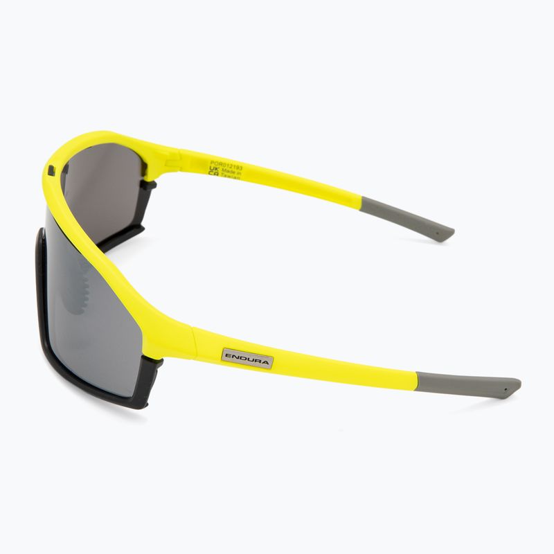 Endura Dorado II 3+1+1 hi-viz yellow/smoke tint/full platinum mirror sunglasses 5