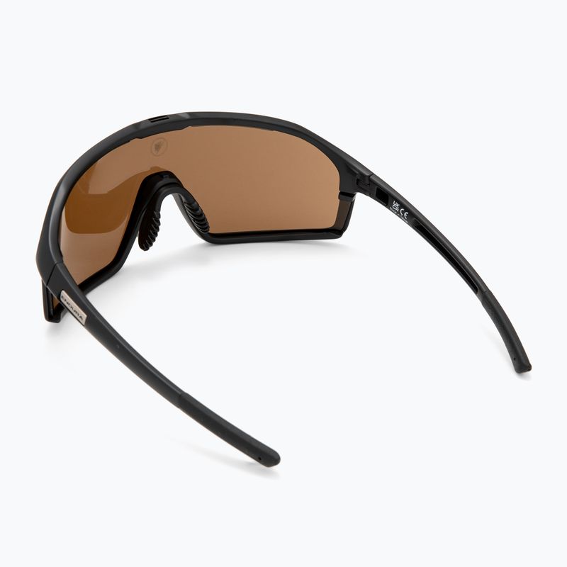 Endura Dorado II 3+1+1 matt black/smoke tint /full gold mirror sunglasses 3
