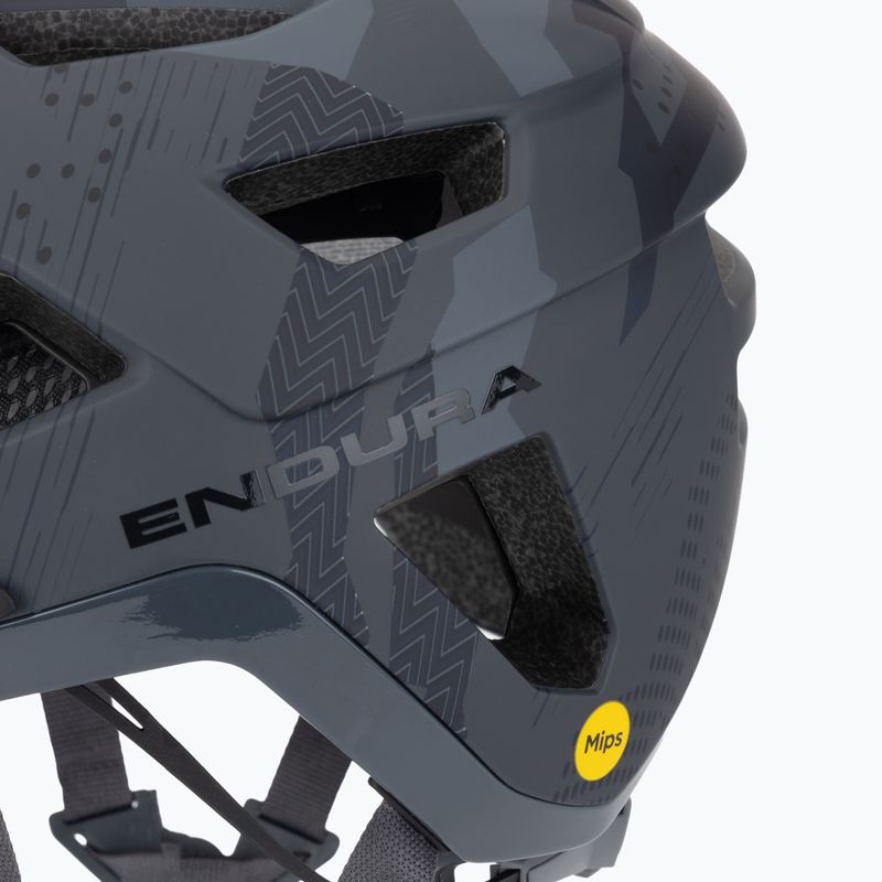 Endura Hummvee Plus MIPS grey camo bike helmet 7