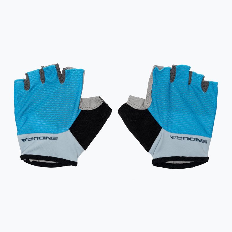 Men's Endura Xtract Lite hi-viz blue cycling gloves 3