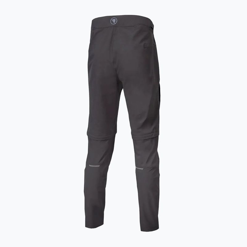 Men's cycling trousers Endura GV500 Zip Off black 2