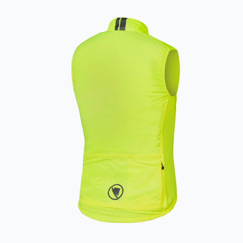 Men's Endura Pro PrimaLoft hi-viz cycling vest yellow 2