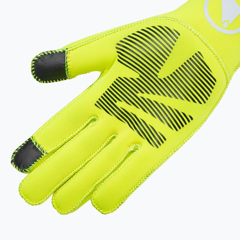 Men's cycling gloves Endura FS260-Pro Nemo Glove II hi-viz yellow 6