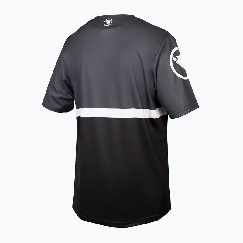 Men's Endura Singletrack II Core black cycling jersey 5