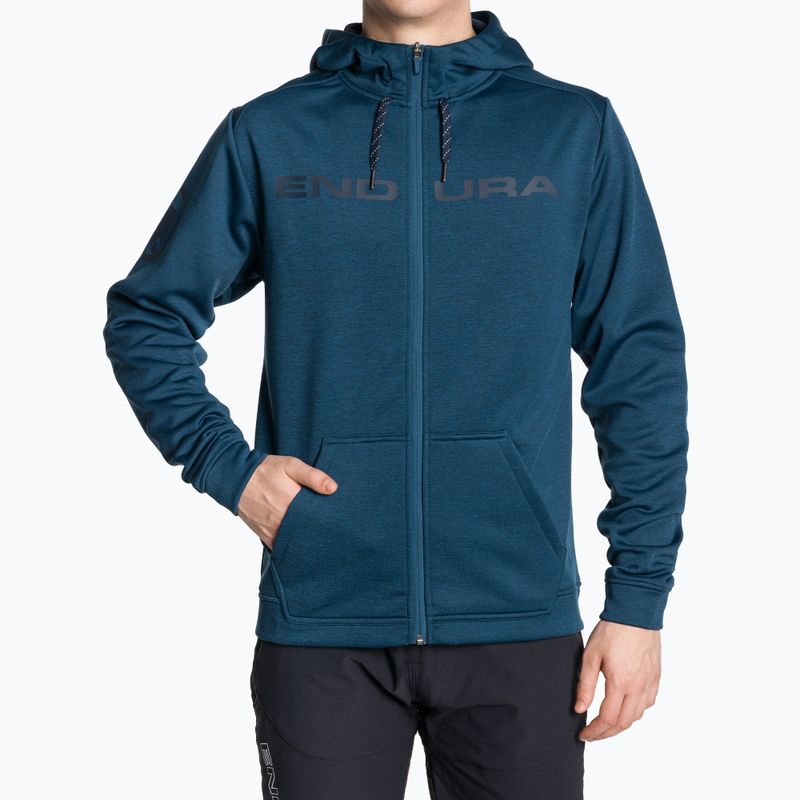 Men's Endura Hummvee Hoodie bluberry cycling sweatshirt