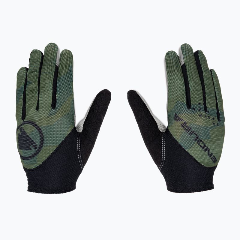 Men's Endura Hummvee Lite Icon tonal olive cycling gloves 3