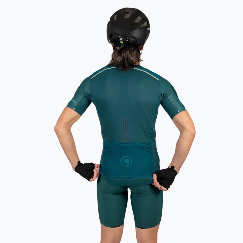 Men's Endura Pro SL EGM Bibshort SL deep teal cycling shorts 10