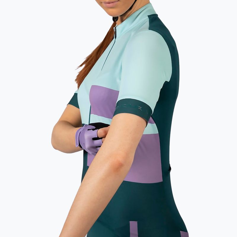 Women's cycling jersey Endura FS260 Print S/S violet 6