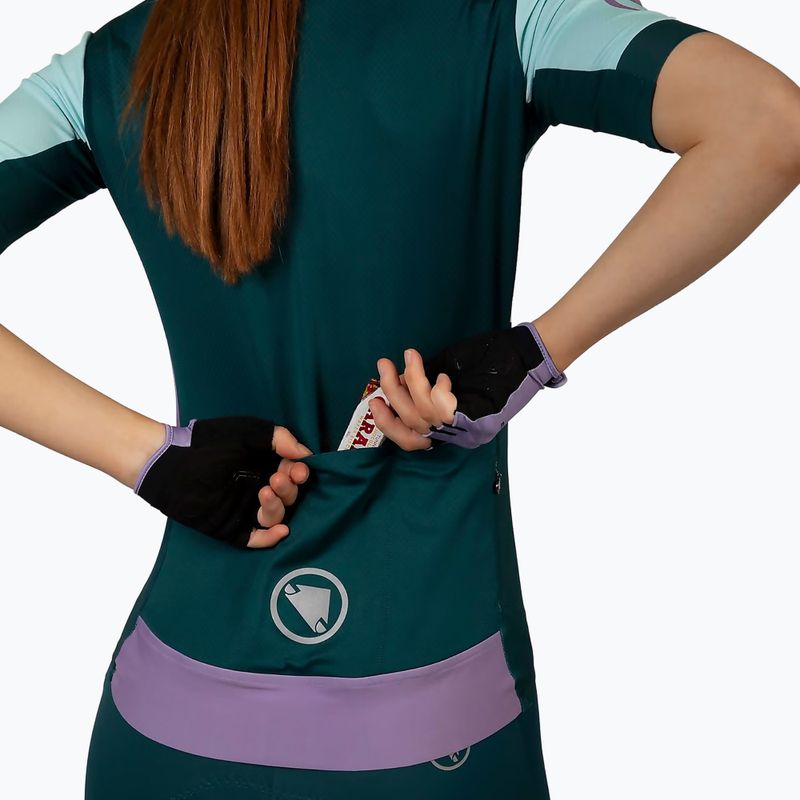 Women's cycling jersey Endura FS260 Print S/S violet 8