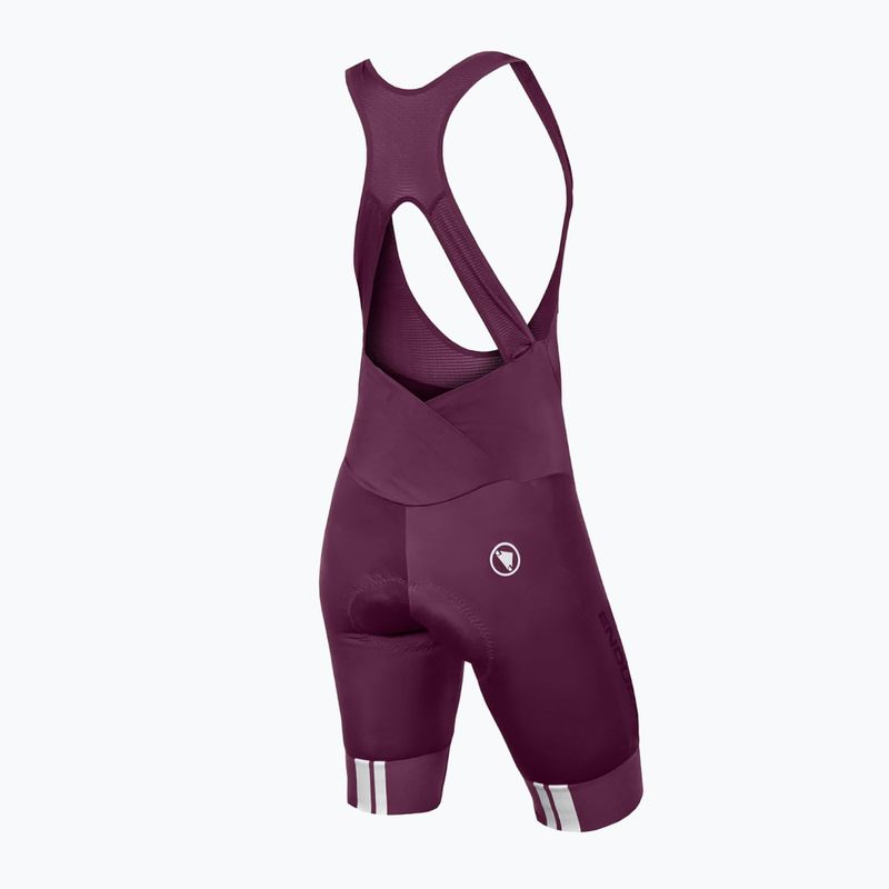 Women's cycling shorts Endura FS260-Pro DS Bibshort aubergine 8