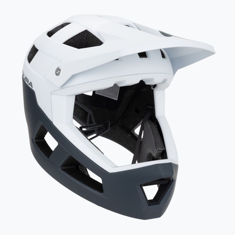 Endura Singletrack Full Face MIPS bike helmet white