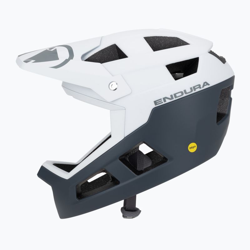 Endura Singletrack Full Face MIPS bike helmet white 3