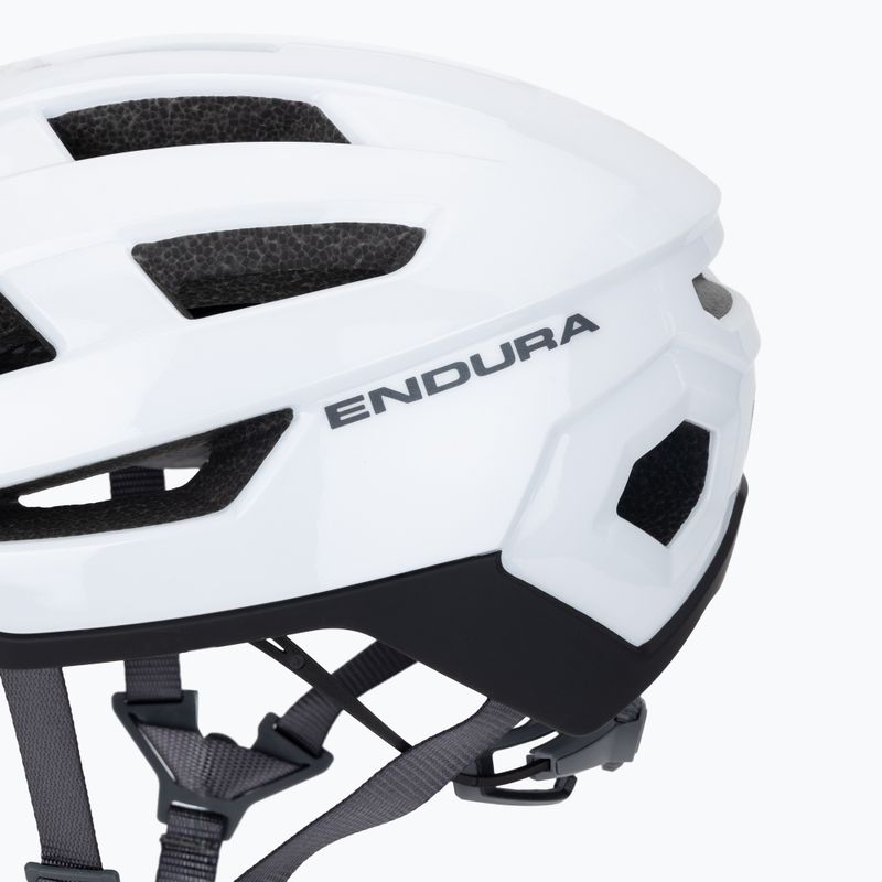 Endura Xtract white bicycle helmet 7