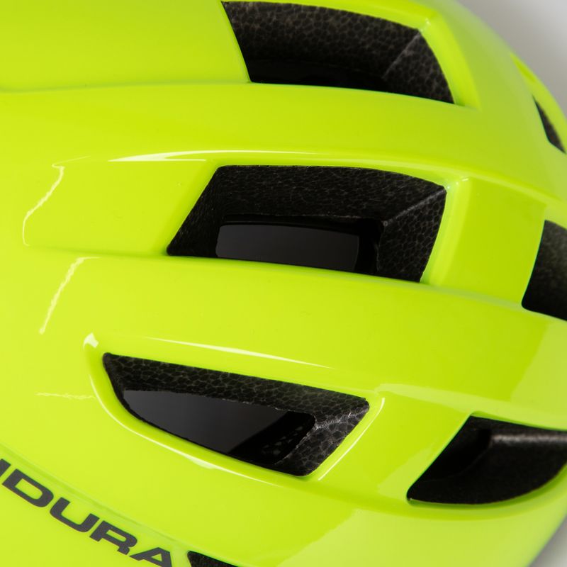 Endura Xtract hi-viz bike helmet yellow 4