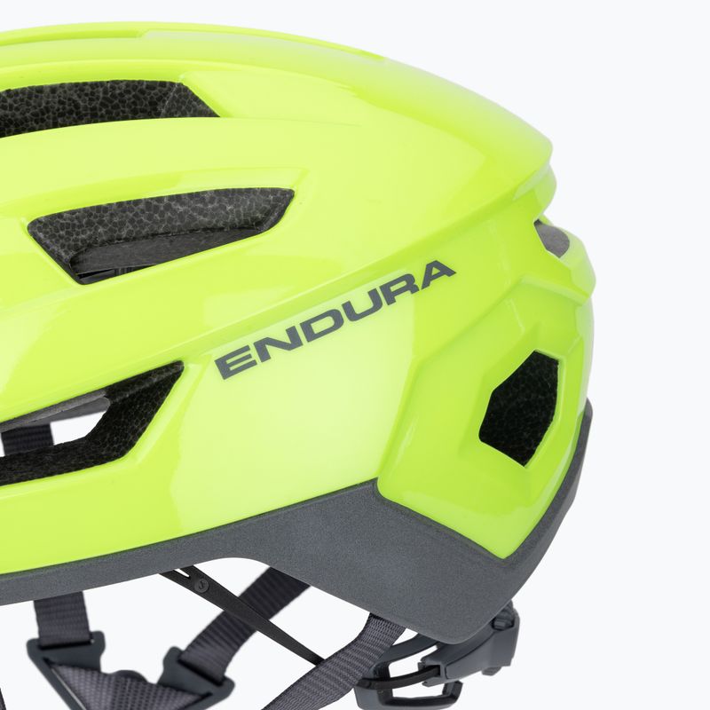 Endura Xtract hi-viz bike helmet yellow 7