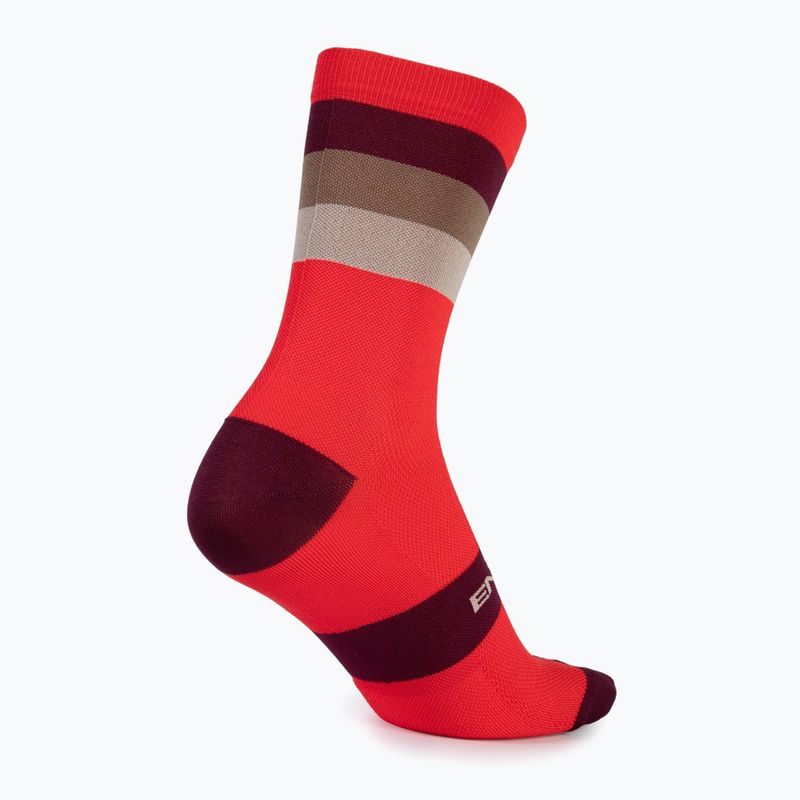 Men's Endura Bandwidth cycling socks pomegranate 3