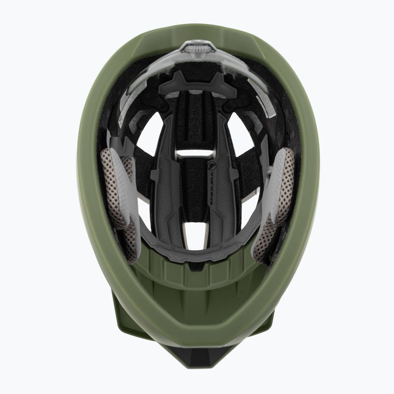 Endura Singletrack Full Face Youth bicycle helmet olive green 5
