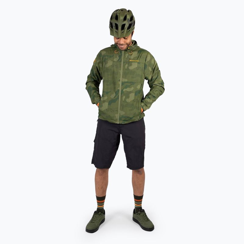 Men's Endura Hummvee Windshell cycling jacket tonal olive 2