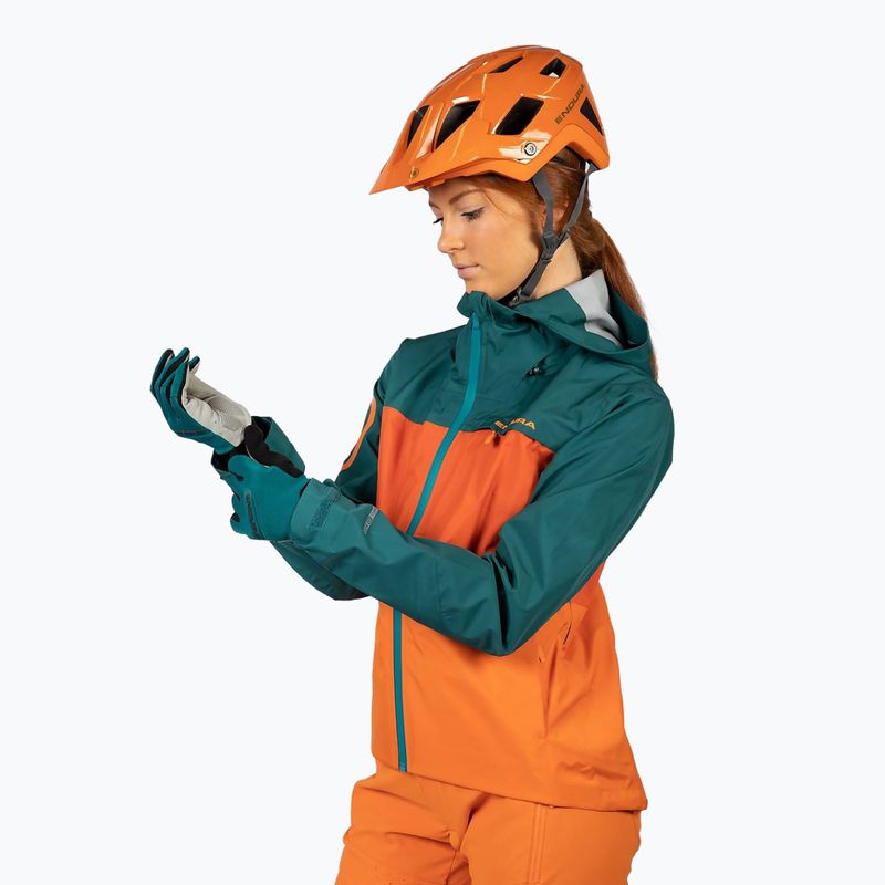 Women's cycling jacket Endura Singletrack II Waterproof harvest 6