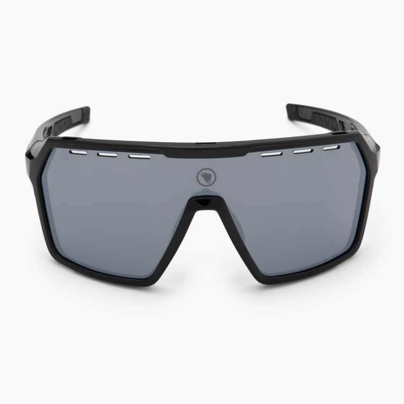Endura Singletrack black/platinum revo smoke/clear silver flash mirror sunglasses 4