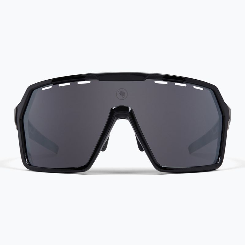 Endura Singletrack black/platinum revo smoke/clear silver flash mirror sunglasses