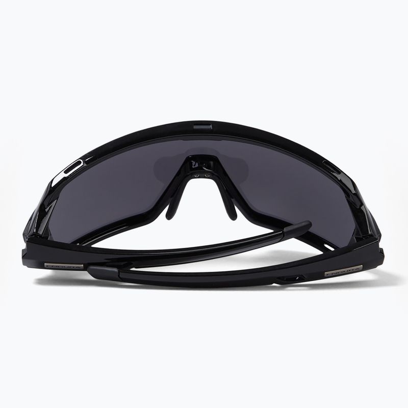 Endura Singletrack black/platinum revo smoke/clear silver flash mirror sunglasses 2