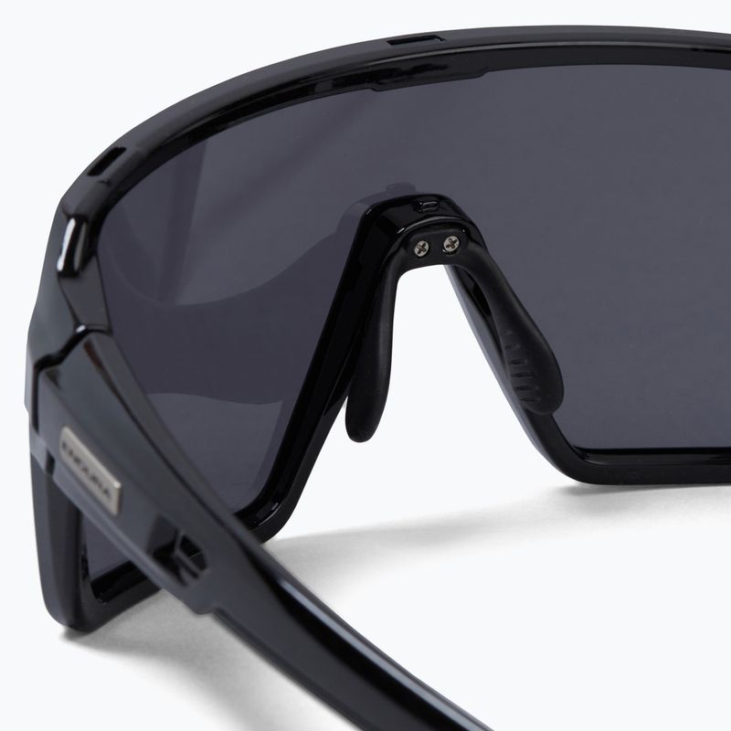 Endura Singletrack black/platinum revo smoke/clear silver flash mirror sunglasses 5