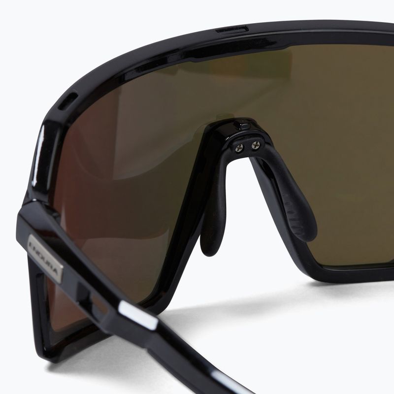 Endura Pro SL black/sunset revo brown/clear silver flash mirror/amber sunglasses 4
