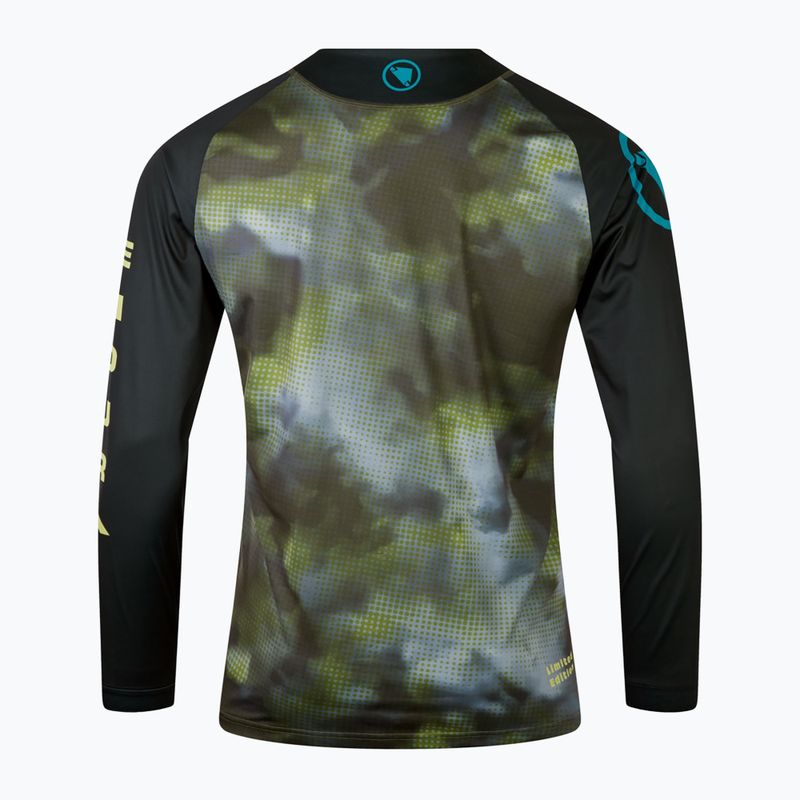 Men's Endura Pixel Cloud Ltd cycling longsleeve black 8