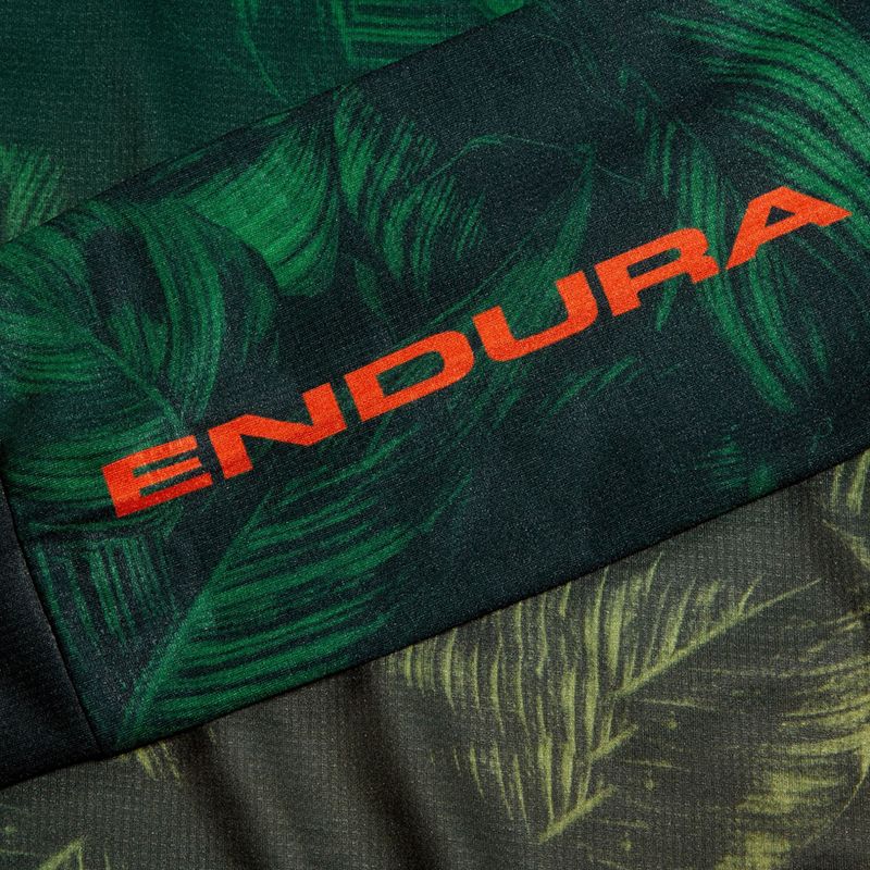 Women's cycling longsleeve Endura Tropical Print Ltd ghillie green 11