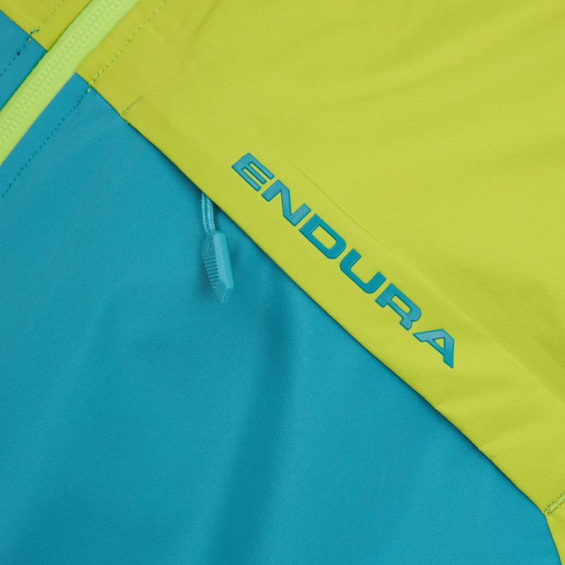 Men's cycling jacket Endura Singletrack II Waterproof lime green 3