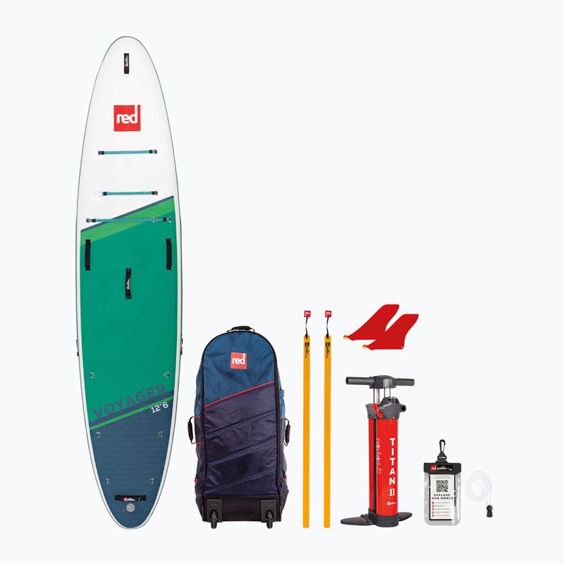 SUP board Red Paddle Co Voyager 2024 12'6" green