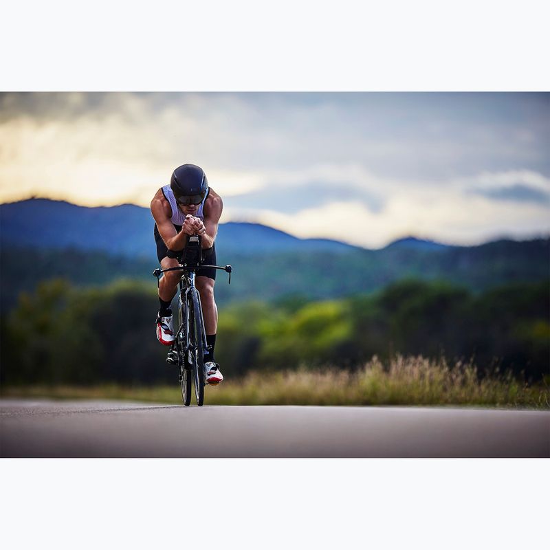 Men's ZONE3 Lava Long Distance Triathlon Suit black/white/red 3