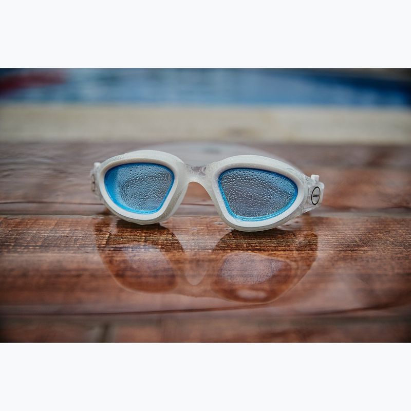 ZONE3 Vapour blue/clear/white swimming goggles 2