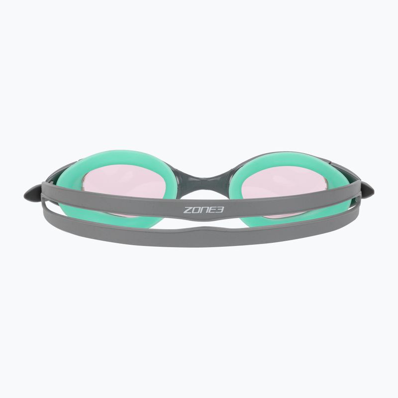 ZONE3 Attack swim goggles pink/grey/green 5