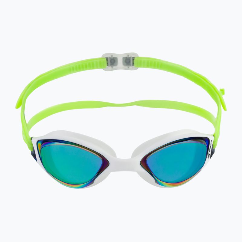 ZONE3 Aspect rainbow mirror/lime/white swimming goggles SA20GOGAS117 2