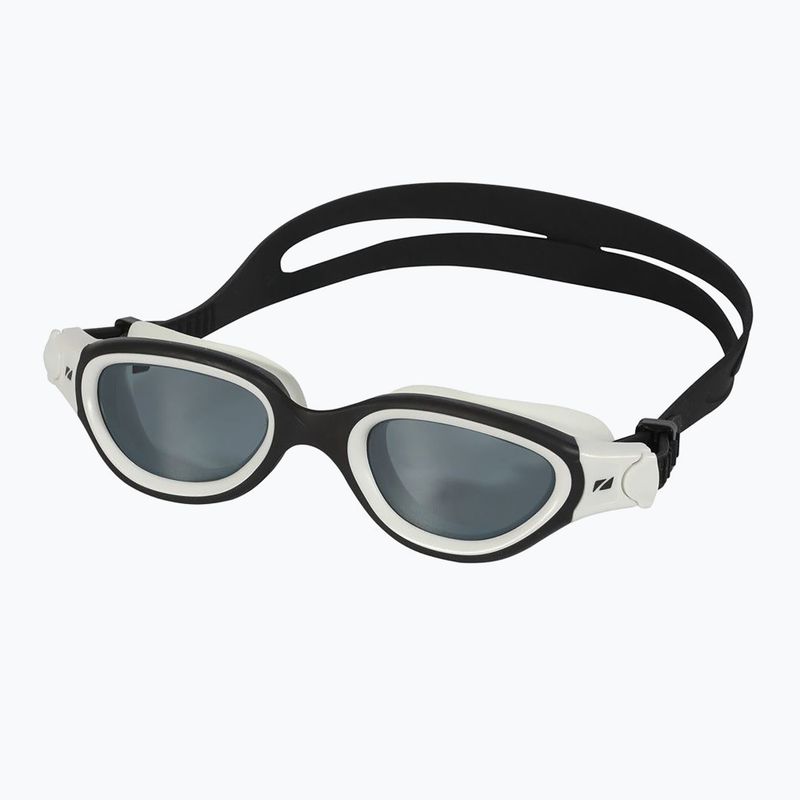 Swimming goggles ZONE3 Venator-X black/white/smoke-tinted lens