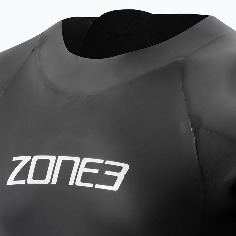 Men's ZONE3 Thermal Aspect Breaststroke wetsuit black/orange/yellow 3