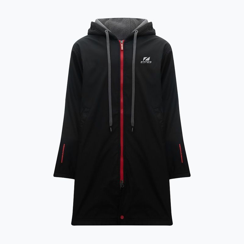 Children's ZONE3 Polar Fleece Parka Changing Robe Jr black