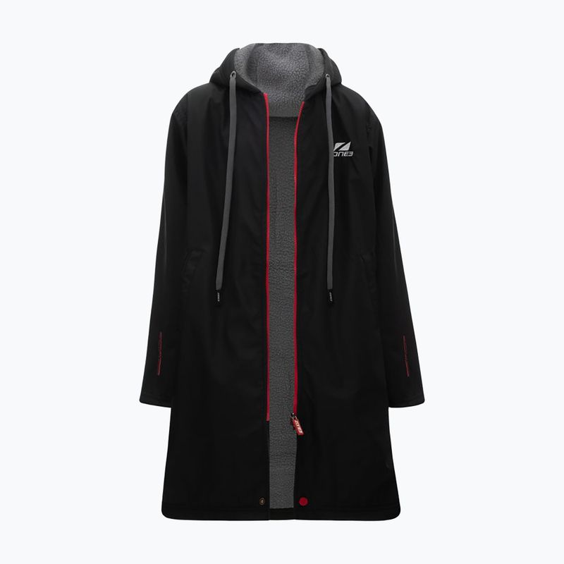 Children's ZONE3 Polar Fleece Parka Changing Robe Jr black 3