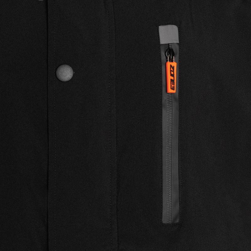 ZONE3 Thermo Tech Changing Fleece Parka black/orange 5