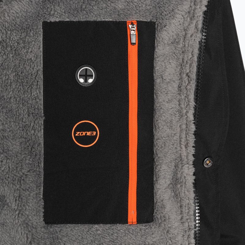 ZONE3 Thermo Tech Changing Fleece Parka black/orange 8