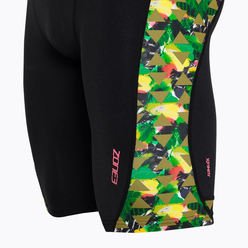 Men's ZONE3 High Jazz 3.0 Jammer khaki swimwear 3