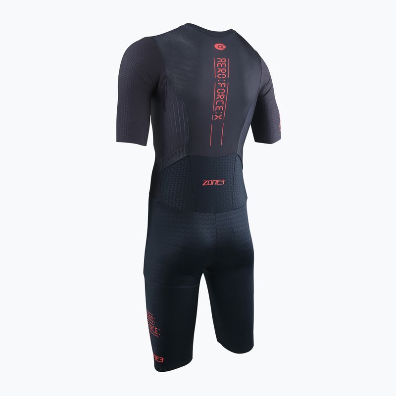 Men's triathlon suit ZONE3 Aeroforce X II Trisuit black 2