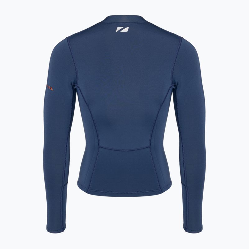 Women's ZONE3 Neoprene T-Shirt Yulex Long Sleeve Top navy 2